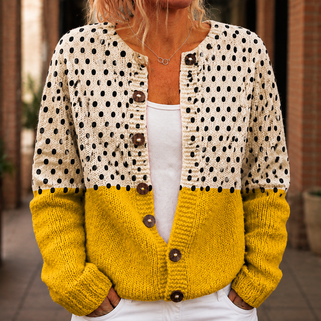 Women's Giselle Colorblock Cardigan | Invictora.com