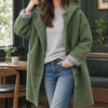 Women's Antonia-Sage Hooded Coat | Invictora.com