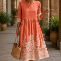 Women's Madeleine Embroidered Midi Dress