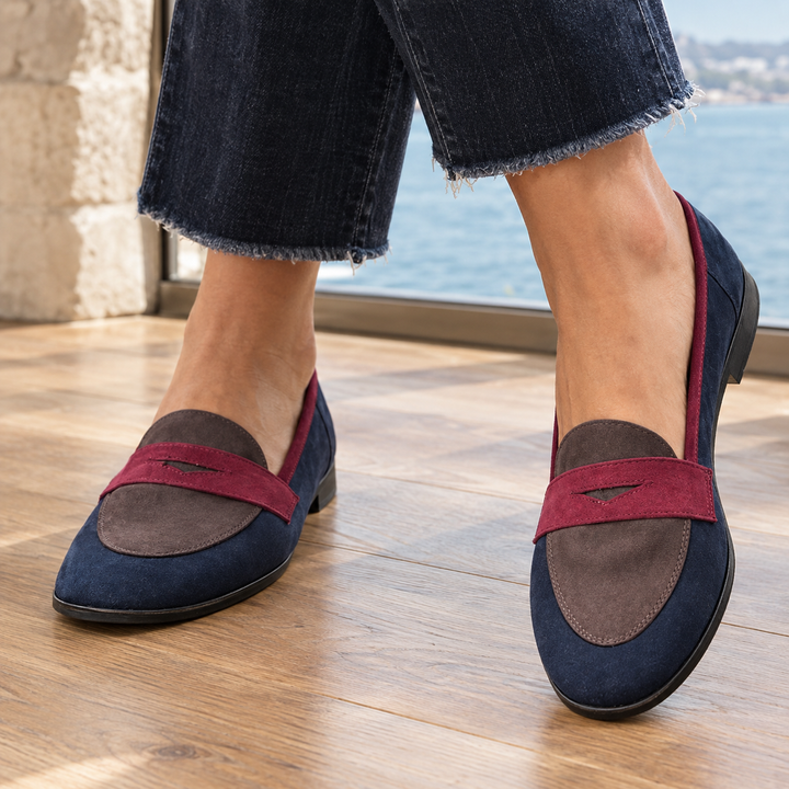 Women's Pescara-Siena Colorblock Loafers product image | Invictora.com