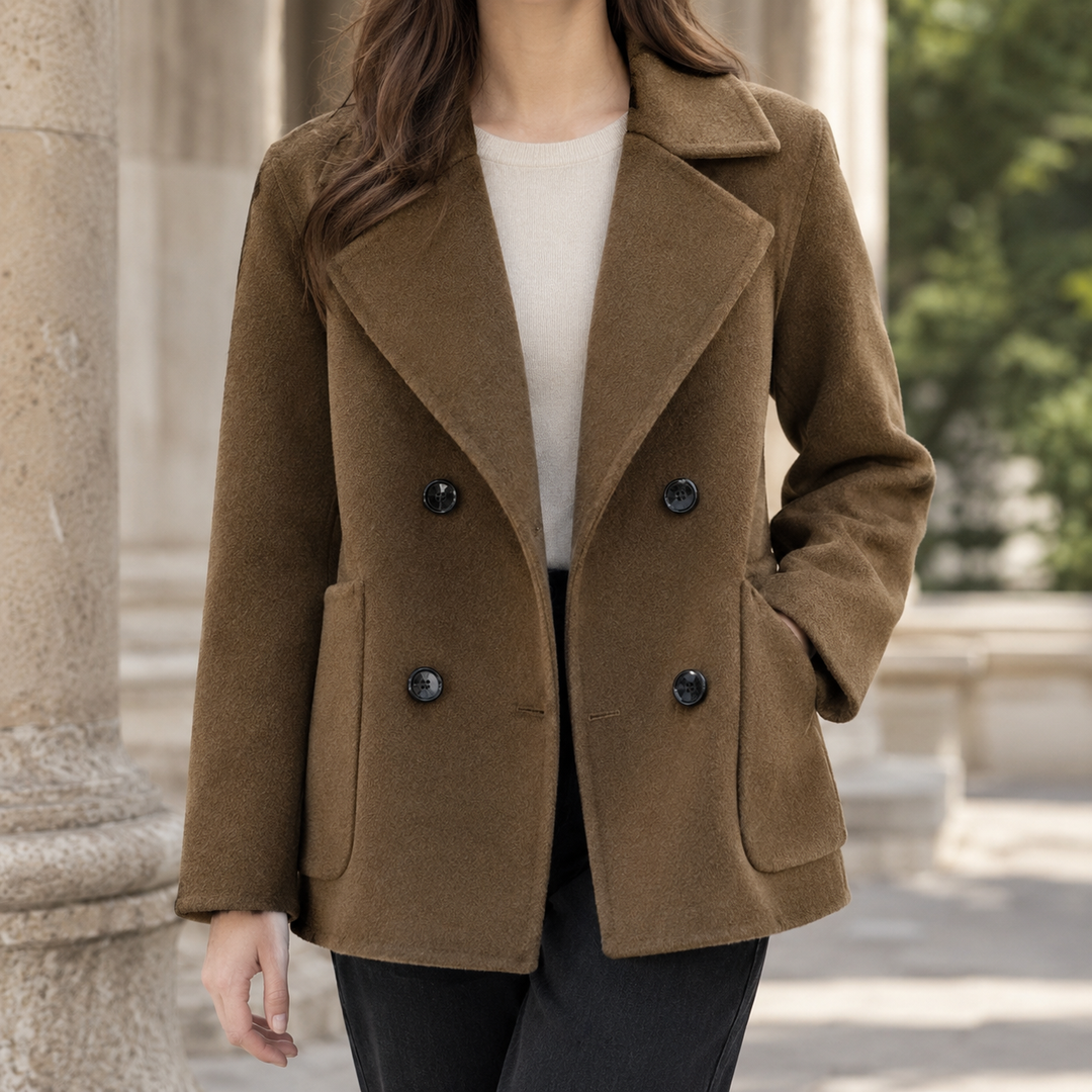 Women's Astrid-Belle Double-Breasted Jacket | Invictora.com