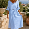 Women's Estella-Rae Eyelet Midi Dress | Invictora.com