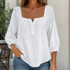 Women's Valencia Square Neck Blouse | Invictora.com