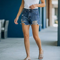 Women's Celeste Distressed Shorts
