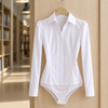 Women's Ninon Pleated Bodysuit | Invictora.com