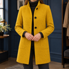 Women's Ilaria-Skye Stand Collar Coat | Invictora.com