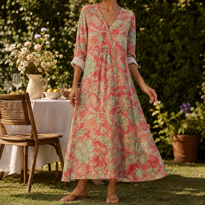 Women's Agnes-Marie Empire Maxi Dress | Invictora.com