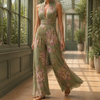 Women's Vivienne Wide Leg Jumpsuit | Invictora.com