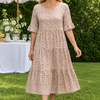 Women's Hazel Tiered Midi Dress | Invictora.com