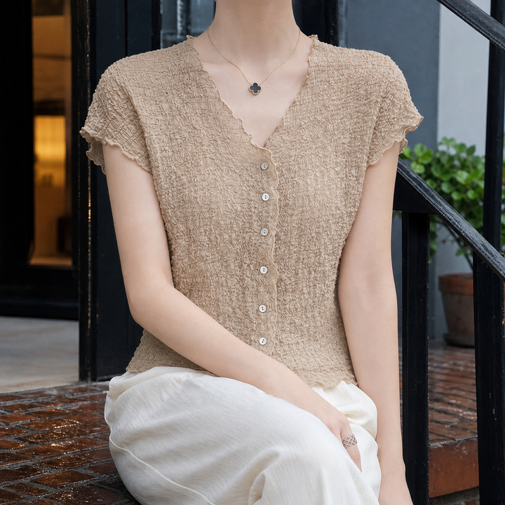 Women's Mabel-June Pleated Cardigan | Invictora.com