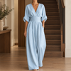 Women's Mathilde Wrap Jumpsuit | Invictora.com
