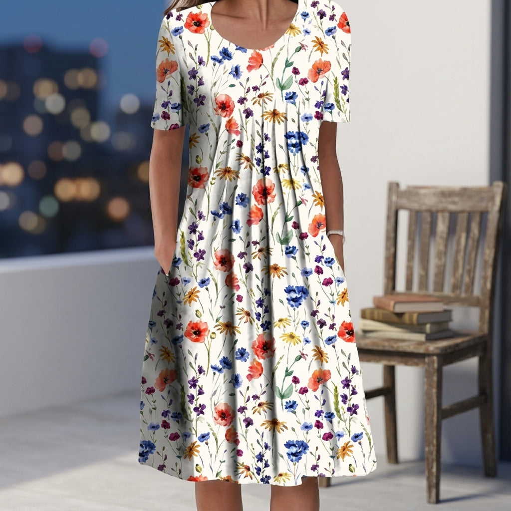 Women's Celeste Gathered Dress | Invictora.com