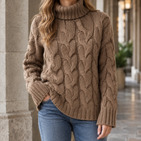 Women's Hildegarde-Kate Cable Knit Sweater