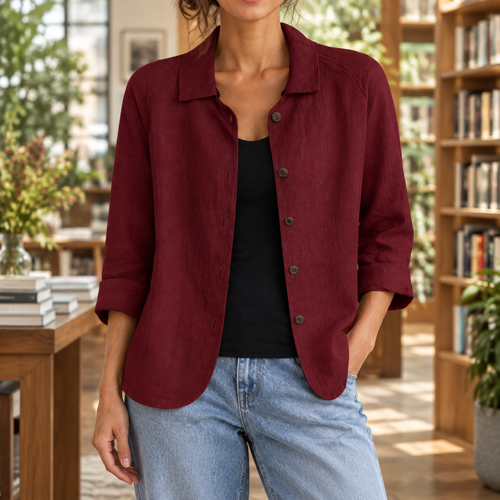 Women's Mabel-Jade Relaxed Blazer | Invictora.com