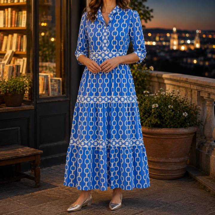 Women's Alba Tiered Maxi Dress | Invictora.com