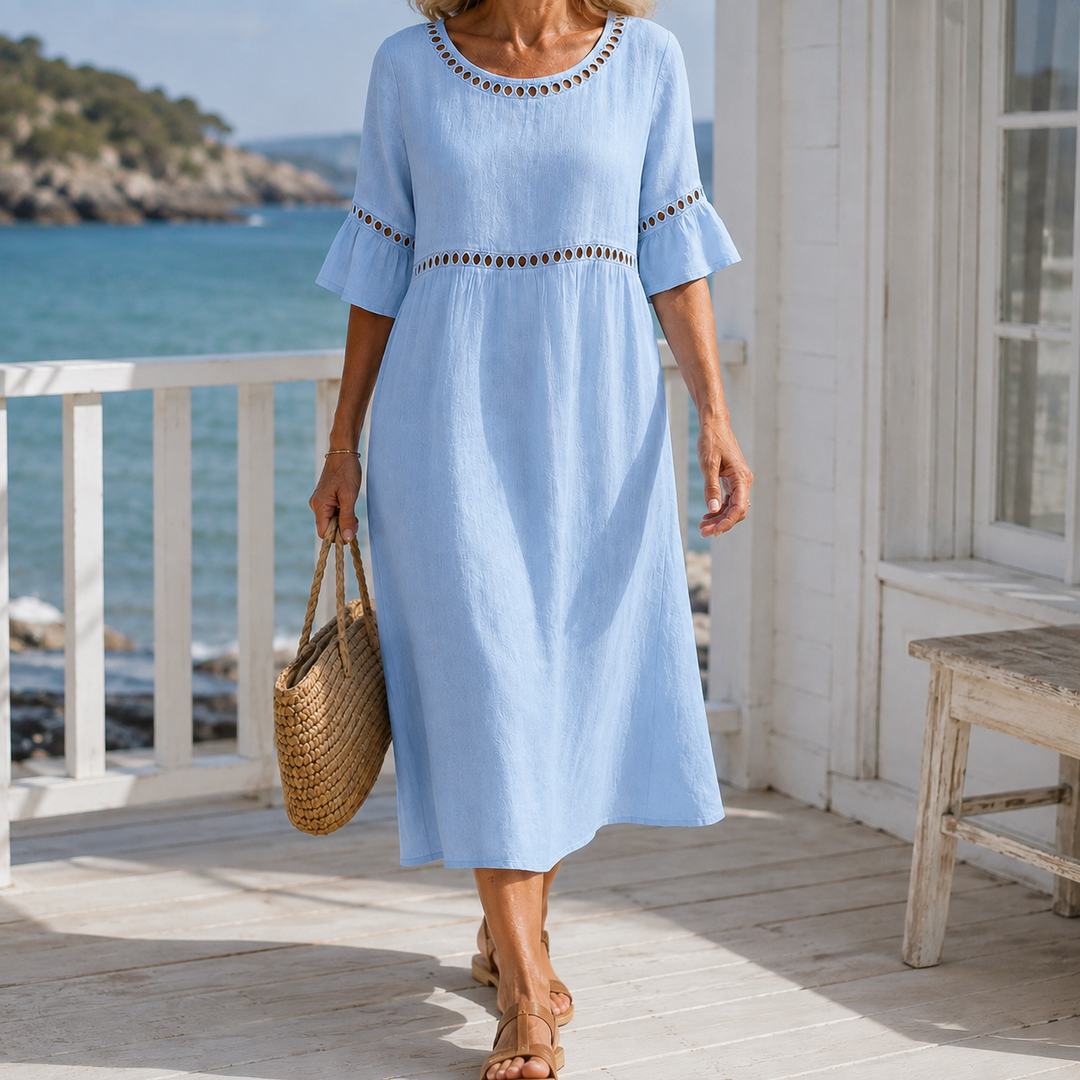 Women's Hallie-Jade Eyelet Midi Dress product image | Invictora.com