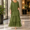 Women's Theodora-Eve Layered Maxi Dress product image | Invictora.com