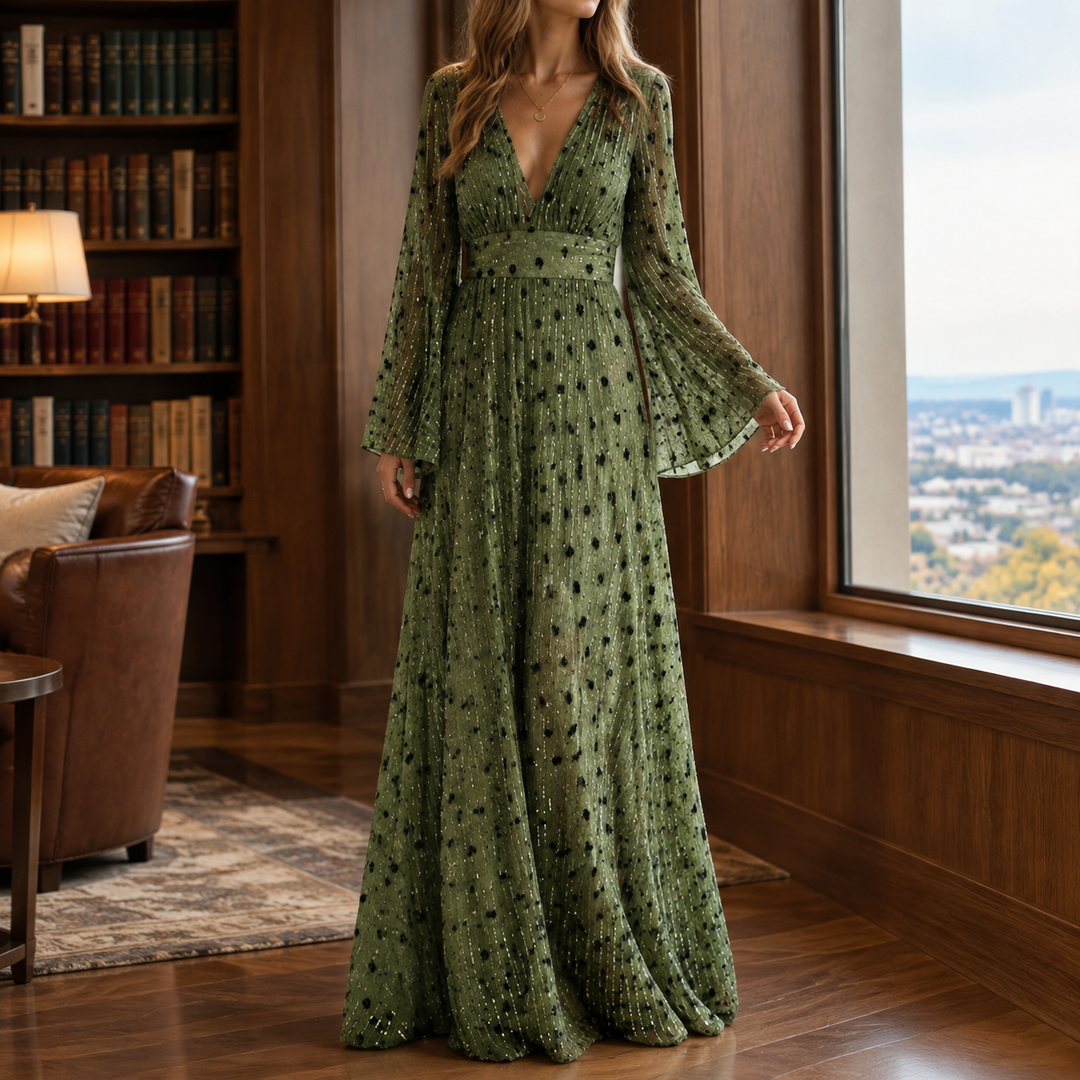 Women's Rosalie-Faye Shimmer Maxi Dress product image | Invictora.com