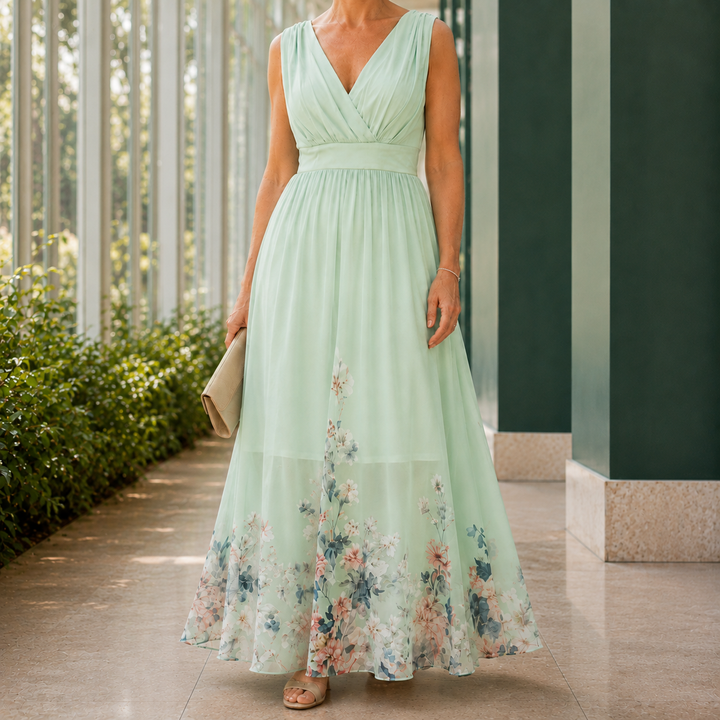 Women's Fleur-Faye Floral Maxi Dress | Invictora.com