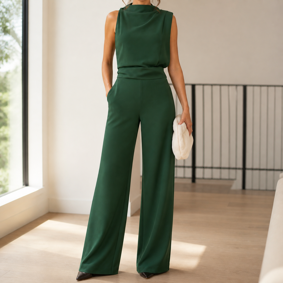 Women's Dahlia-Louise Wide-Leg Jumpsuit | Invictora.com