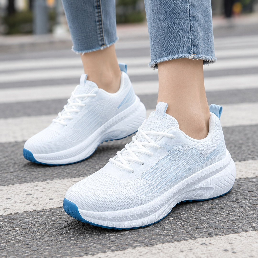 Women's Rusconi Lace-Up Sneakers in White | Invictora.com