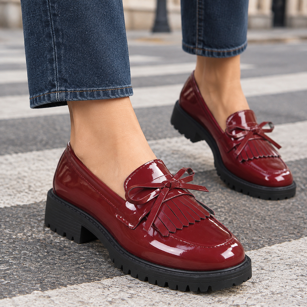 Women's Gonzaga Patent Loafers product image | Invictora.com