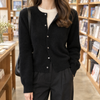 Women's Augustine Round Neck Cardigan | Invictora.com