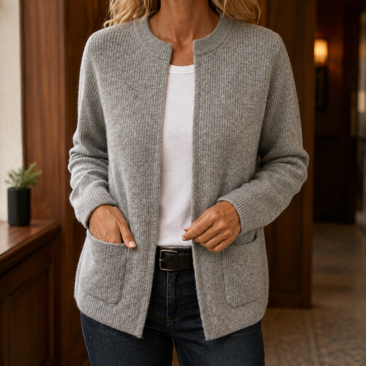Women's Livia-Grace Ribbed Cardigan | Invictora.com