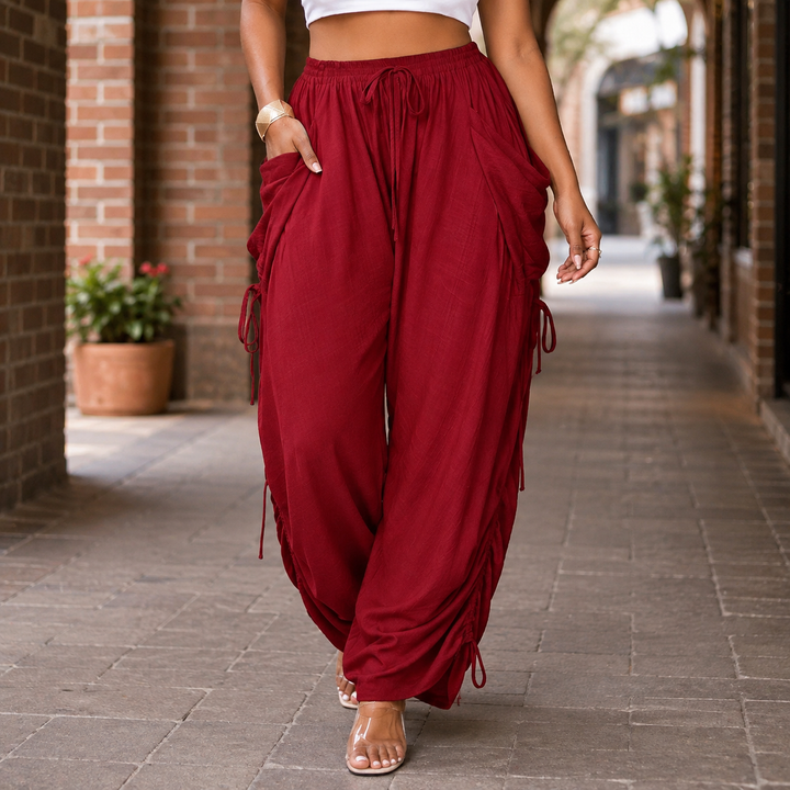 Women's Astrid-Lane Ruched Harem Pants product image | Invictora.com
