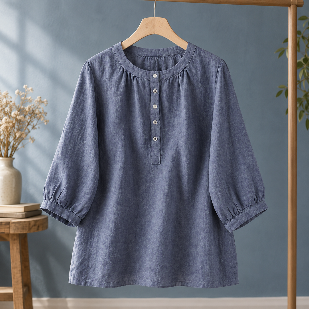 Women's Samantha Gathered Blouse | Invictora.com