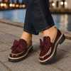 Women's Cortona Bow Loafers in Brown | Invictora.com