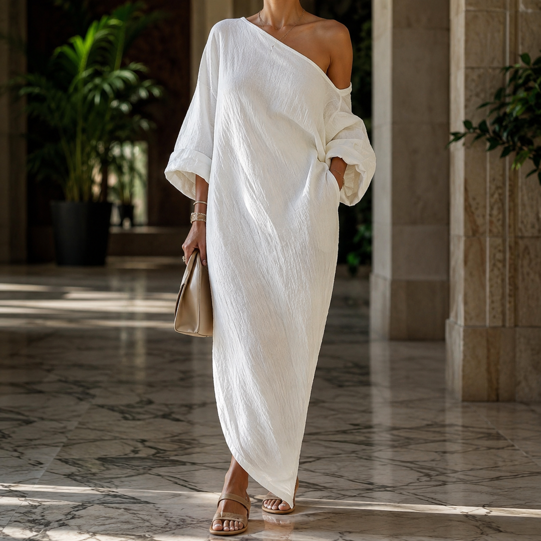 Women's Vivienne One-Shoulder Dress | Invictora.com