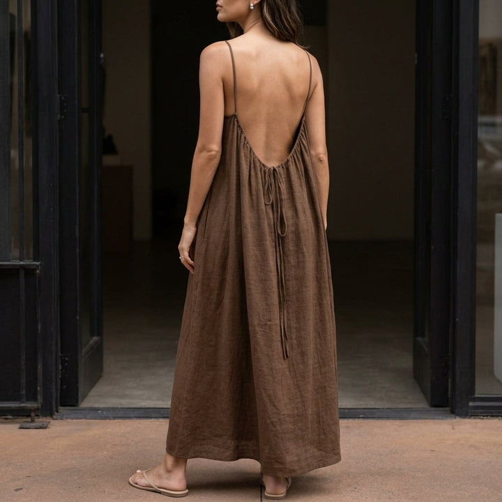 Women's Romy Backless Maxi Dress product image | Invictora.com
