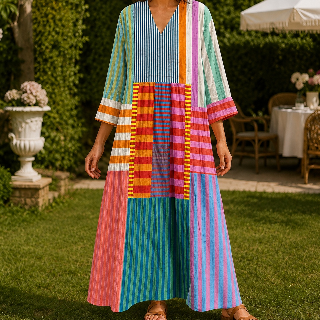 Women's April Patchwork Dress product image | Invictora.com