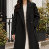 Women's Capucine-Pearl Double-Breasted Coat | Invictora.com