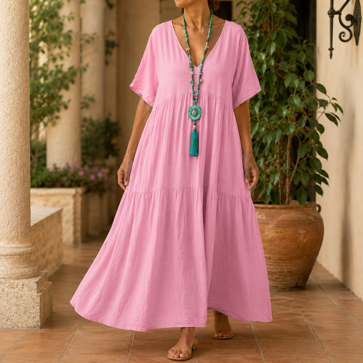Women's Tatiana Tiered Maxi Dress | Invictora.com
