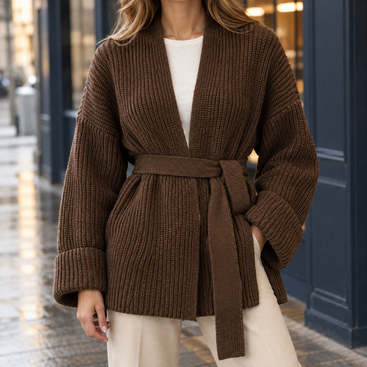 Women's Christabel-Skye Belted Cardigan | Invictora.com