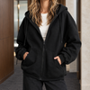 Women's Rosemary Relaxed Zip Hoodie | Invictora.com