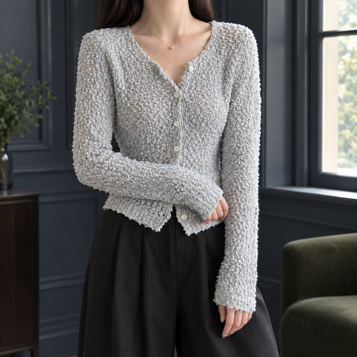 Women's Faith Textured Cardigan | Invictora.com