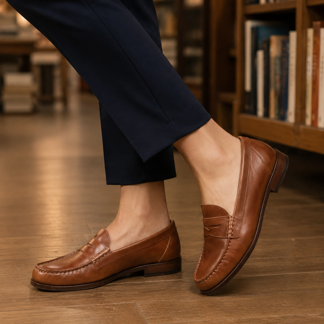 Women's Cabrini Leather Loafers product image | Invictora.com
