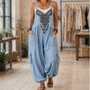 Women's Celeste-Rose Embroidered Jumpsuit | Invictora.com