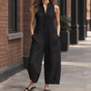 Women's Melisande Barrel Leg Jumpsuit | Invictora.com