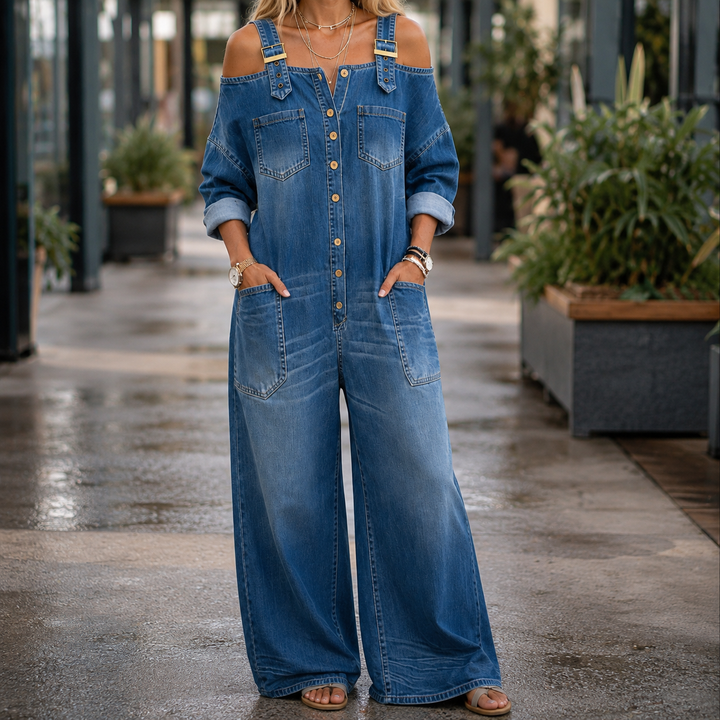 Women's Talia-Jane Off Shoulder Jumpsuit | Invictora.com
