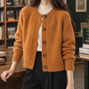 Women's Lauren Round Neck Cardigan | Invictora.com