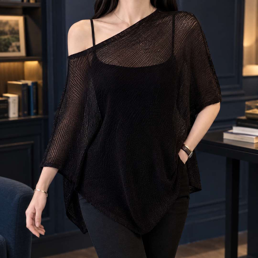 Women's Perpetua Asymmetric Knit Top | Invictora.com