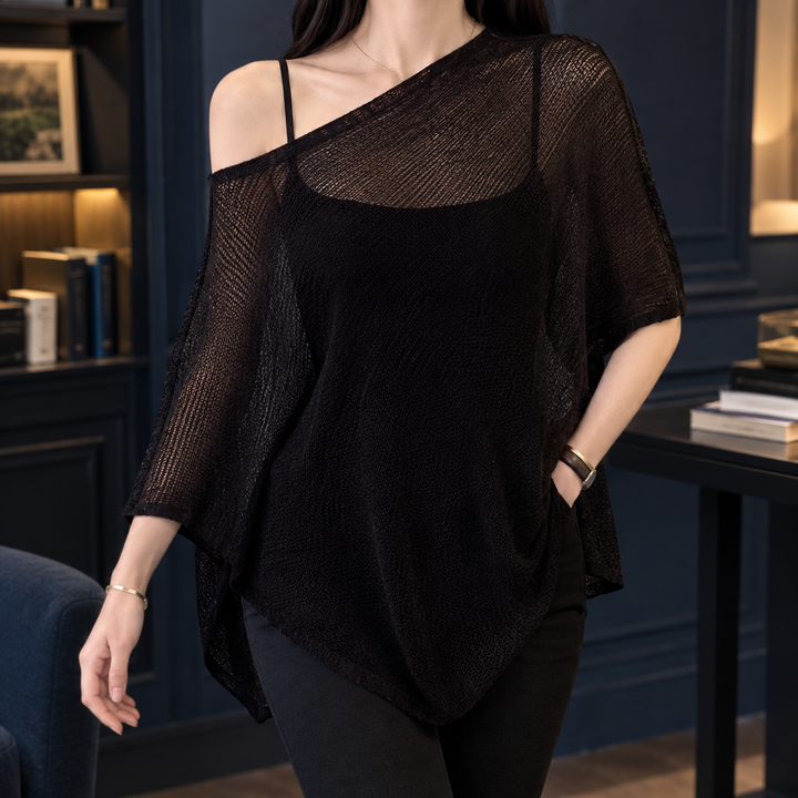 Women's Perpetua Asymmetric Knit Top | Invictora.com