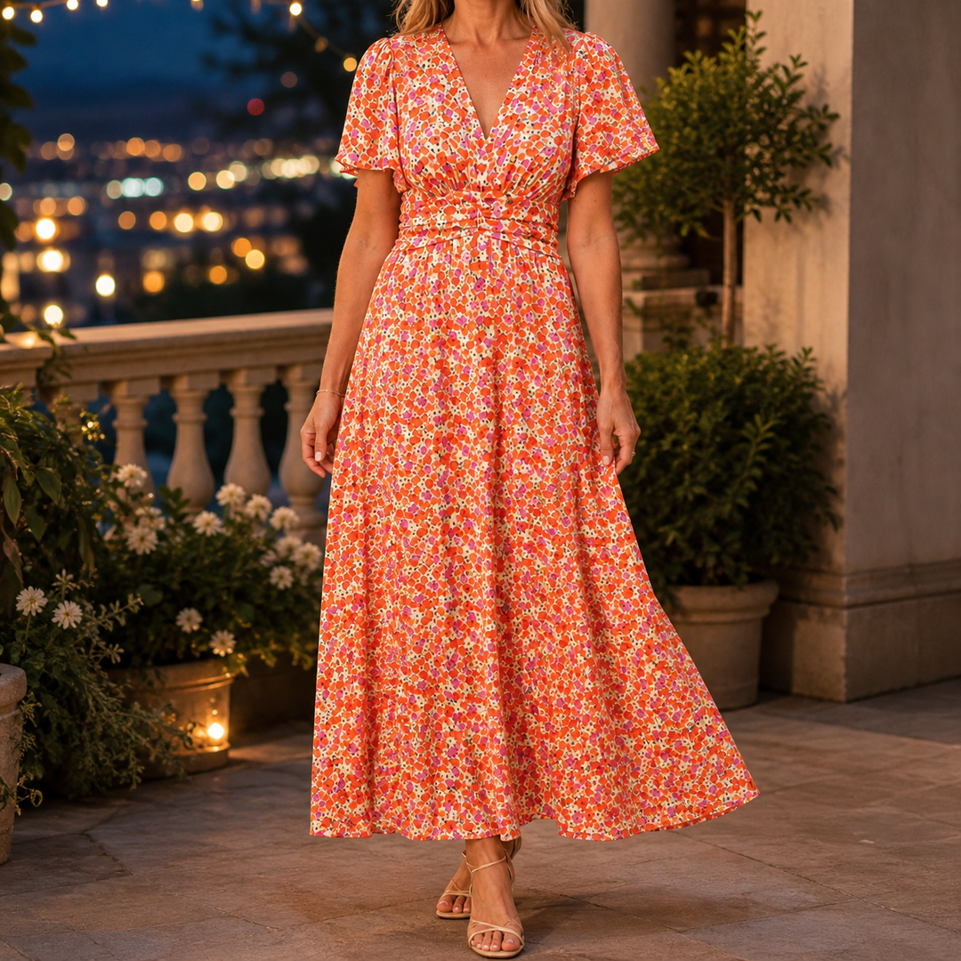 Women's Xenia-Mae Floral Maxi Dress | Invictora.com