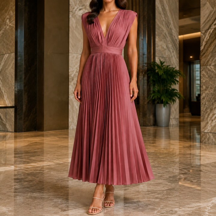 Women's Marisol-Skye Pleated Maxi Dress product image | Invictora.com