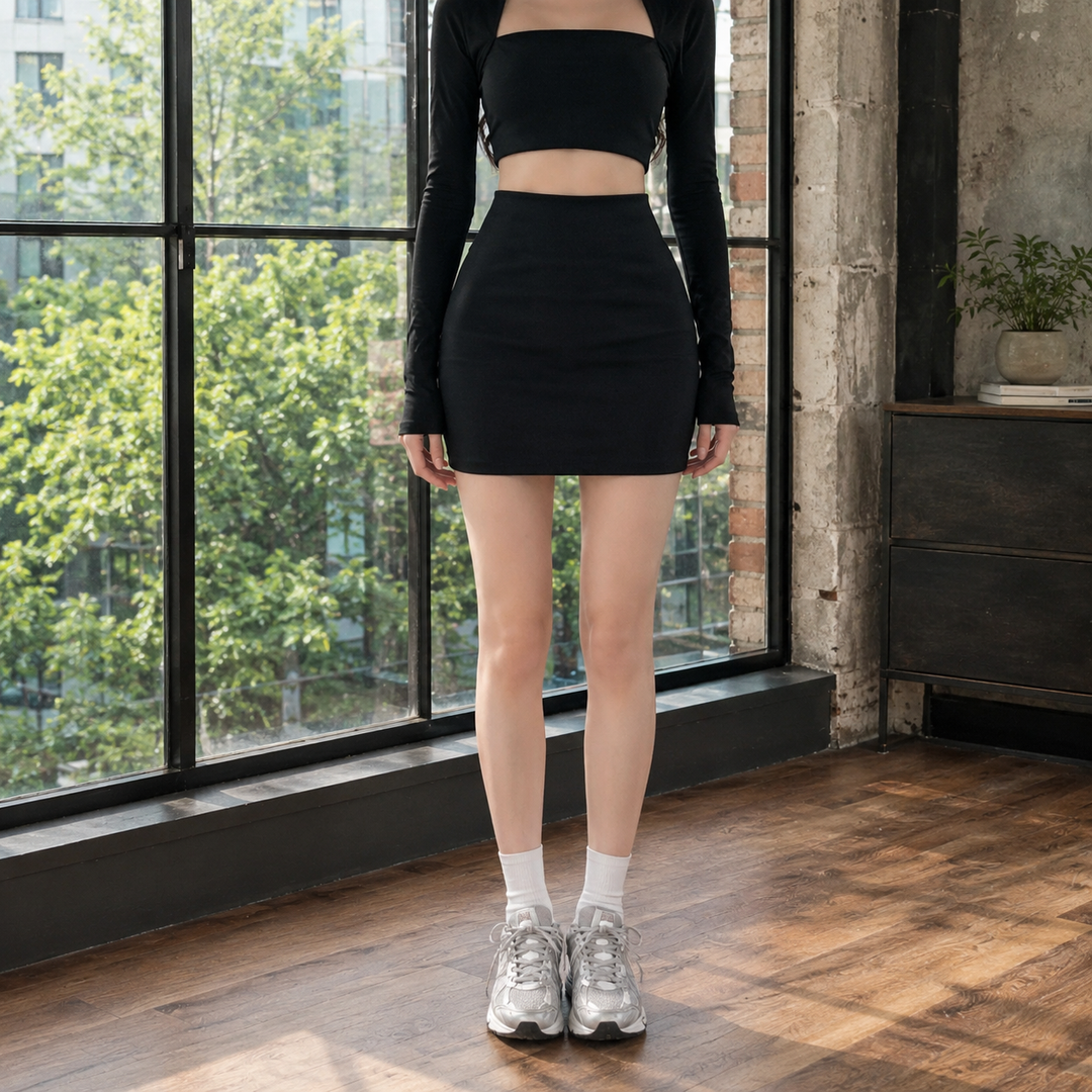 Women's Imogen-Skye High-Waist Mini Skirt product image | Invictora.com