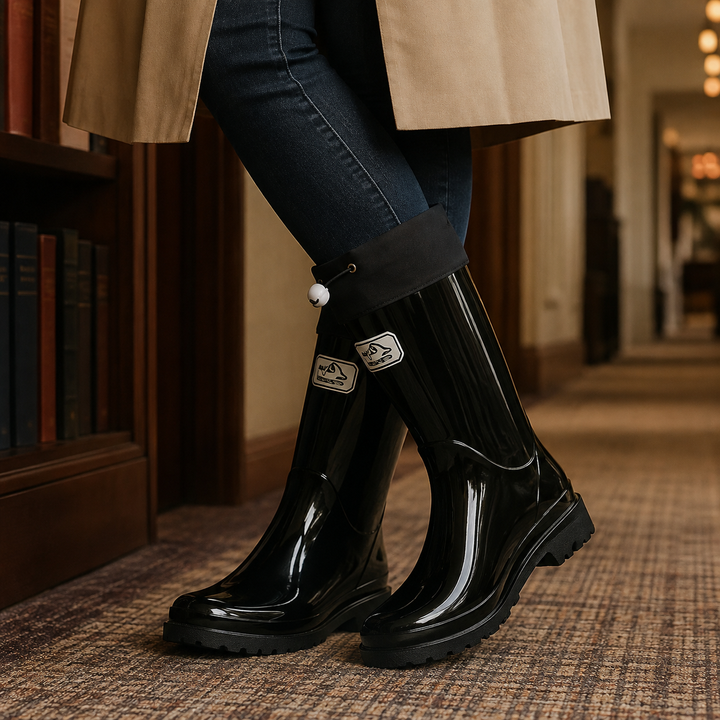Caffaro Women's Drawstring Rain Boots product image | Invictora.com